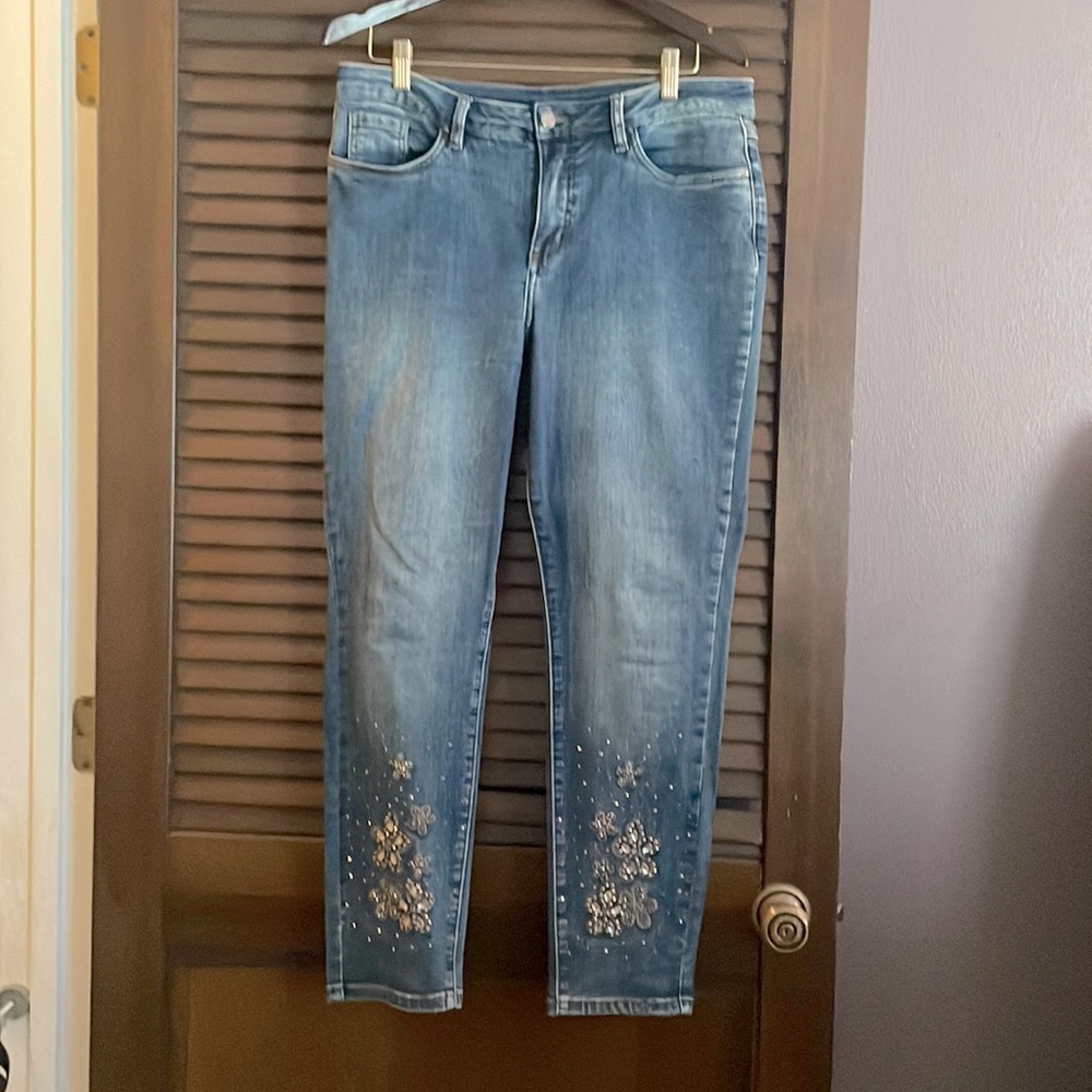 Joseph Ribkoff denims with Crystal detail